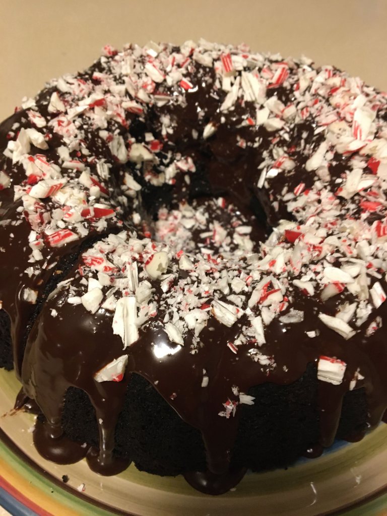 chocolate peppermint stout cake