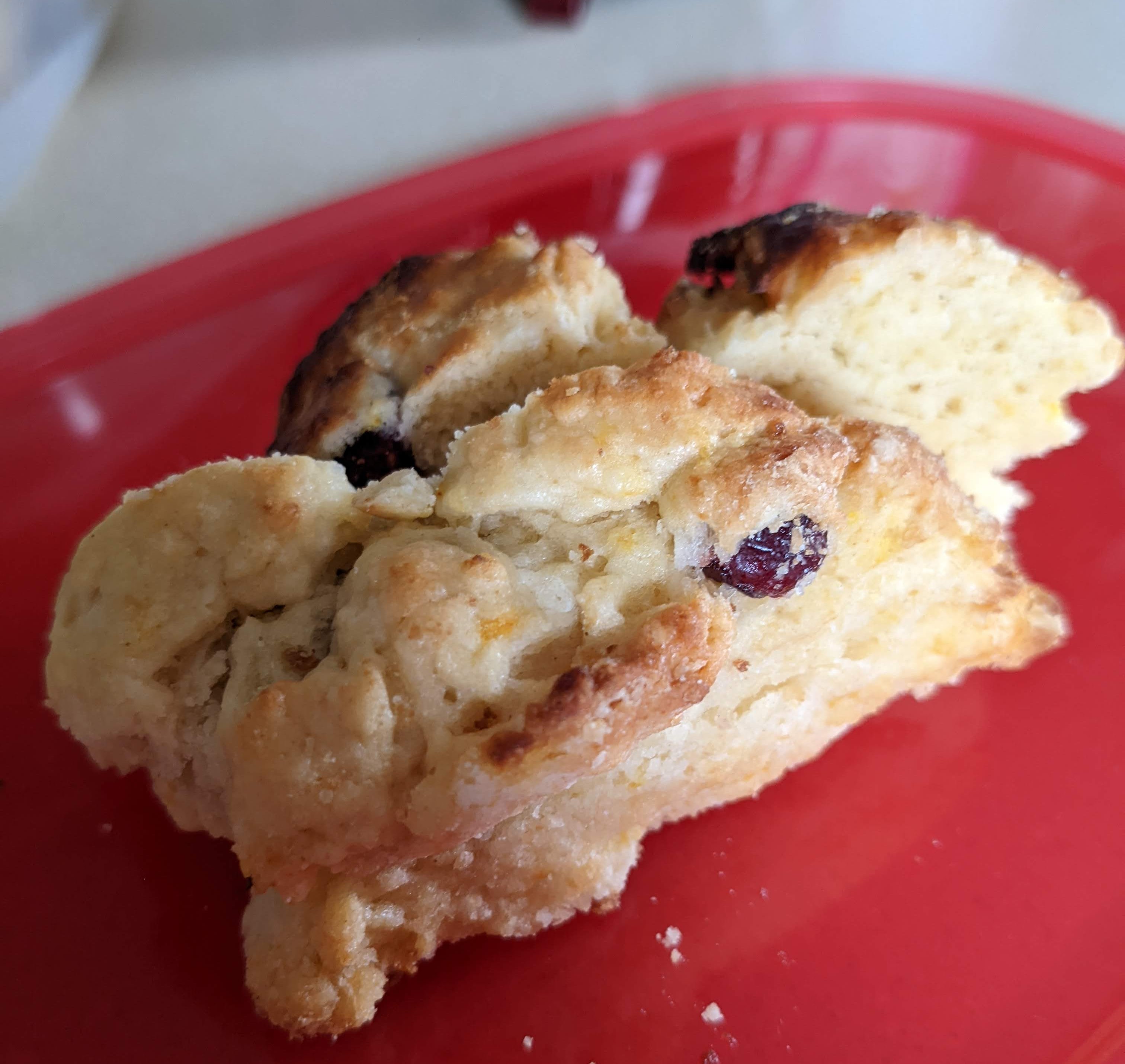 cranberry orange scones